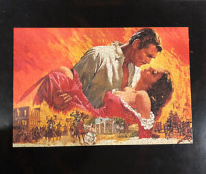 Gone With The Wind  800 PC Jigsaw Puzzle MGM Cinema Classics 1989 +Puzzle Finish