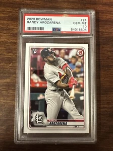 2020 Bowman Randy Arozarena RC Rookie PSA 10 Kardinäle/Strahlen/Seeleute - Bild 1 von 2