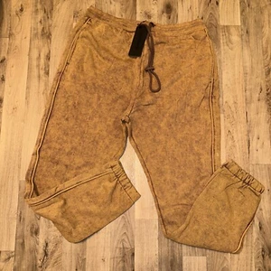 Alphalete Joggers talla XL para hombre sepia marrón caramelo bolsillos cordón nuevo con etiquetas - Imagen 1 de 2