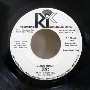 Diane Minor TEEN Teenage pop VG++ promo I DON'T WANT TO PLAY IN YOUR BAND / When - Picture 1 of 2