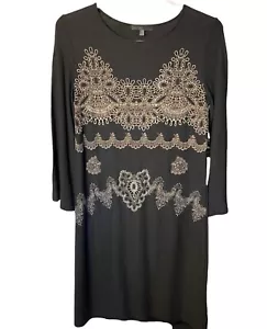 Diktons Barcelona Damen schwarz Strick Pullover Kleid Größe Small neu mit Etikett - Bild 1 von 7