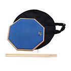 3PCS Set Portable Dumb Drum Pad 12 Inch Silent Drum Pad With 2 Drumsticks BGS