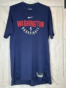 Washington Wizards Nike Dri-Fit MT Training Warm Up Shoot Around blau Shirt groß - Bild 1 von 12