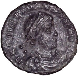 GRATIAN 367-375 AD Æ Roman Bronze Nummus Coin GLORIA ROMANORVM Siscia