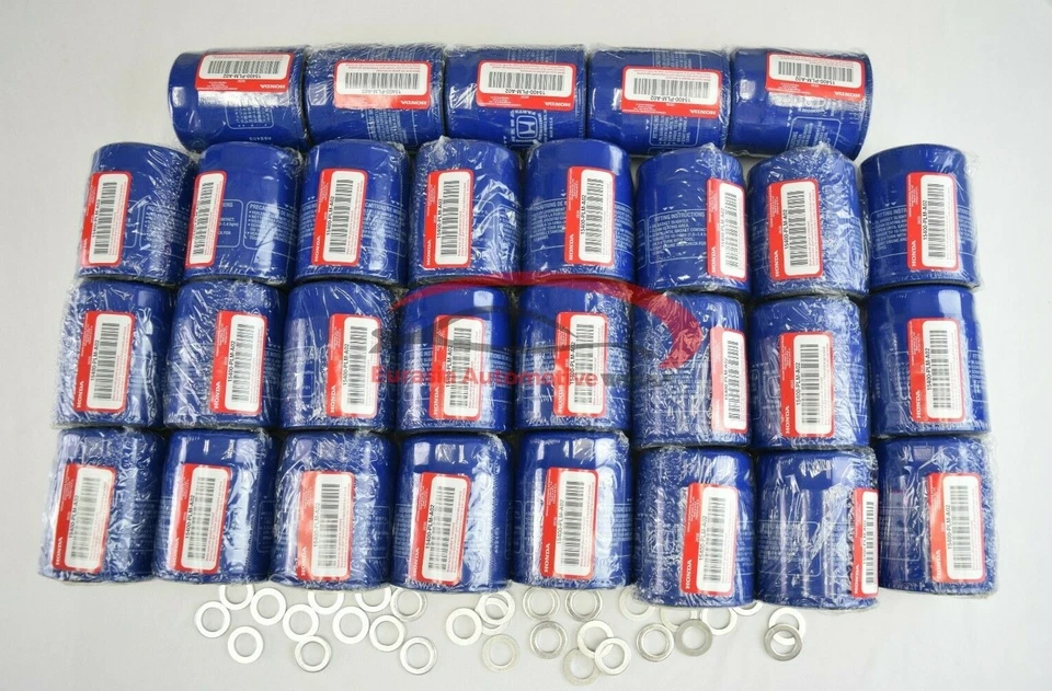 JUEGO DE 30 FILTROS DE ACEITE Y ARANDELA DE MOTOR ORIGINALES HONDA ACURA DE FÁBRICA 15400-PLM-A02 Foto 1 de 1