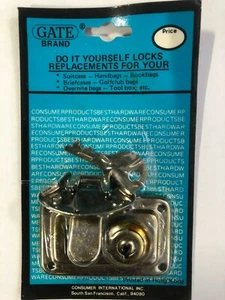 Gate Brand Do It Yourself Replacement Lock for Suitcase. Handbag/Purse. & more - Picture 1 of 1