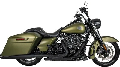 Silenciadores sin cordones Vance & Hines Blackbird 450 negro mate para Harley Touring Foto 1 de 4