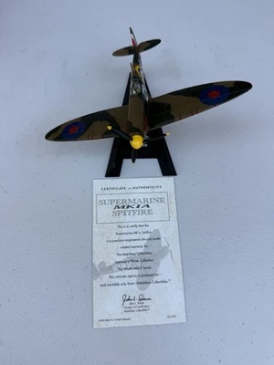 Matchbox Collectibles Supermarine MK1A SPITFIRE 2000 Platinum Edition 1:72 w COA - Image 1 of 4