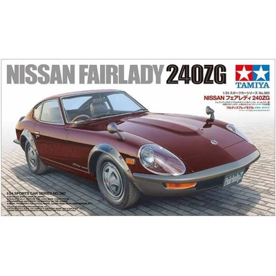 Modello Tamiya 1/24 Nissan Fairlady 240ZG: Motore 6 Cilindri Dettagliato, Cofano - Immagine 1 di 4