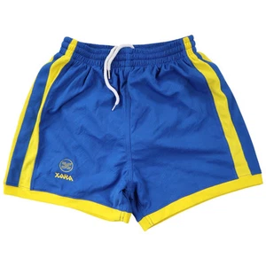 Vintage Xara Boys Football Shorts 90s Size 10–11 Years Blue Pure Polyester - Picture 1 of 8