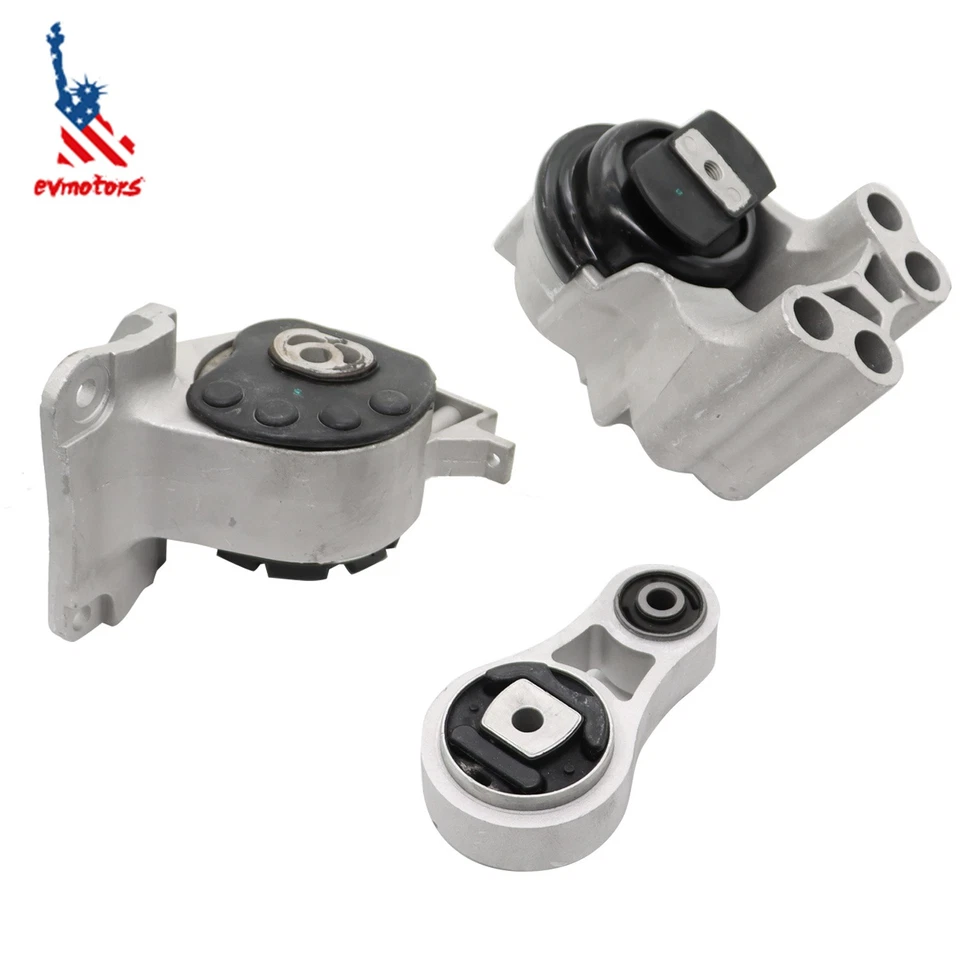 Juego de 3 monturas de motor y transmisión para 07-12 Lincoln MKZ 3,5 L 10-12 Ford Fusion Foto 1 de 4