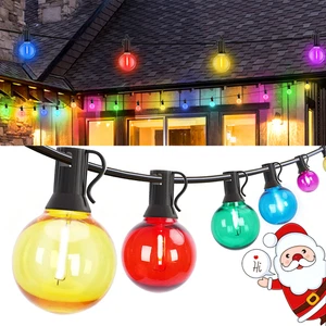 Lichterkette Außen, RGB LED Wasserdicht für Garten,Weihnachten, Hochzeit 30m 60m - Bild 1 von 18