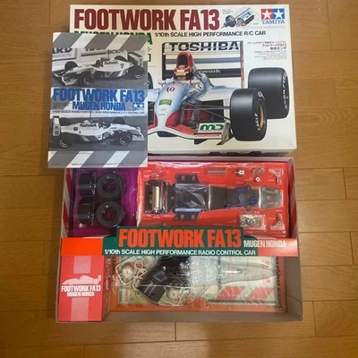 Tamiya Footwork FA13 Mugen Honda 1/10 RC Car Model Kit Vintage w/box Used - Image 1 of 4