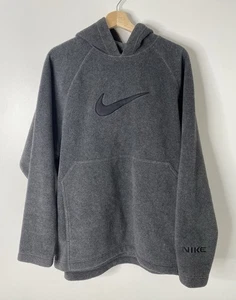 Sudadera con Capucha Nike Center Swoosh Vintage Años 90 YOUTH Talla XL (16-18) Gris Polar - Imagen 1 de 7