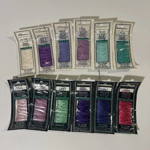 Lot of 12 NEW Silk Viscose Madeira Stickseide Embroidery Floss Thread 5m Vintage - Picture 1 of 10