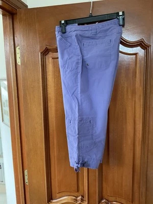 Pantalones Cortos Coldwater Creek Para Mujer Talla 4 Púrpura Calce Natural Bermudas Pantalones Cortos Foto 1 de 2