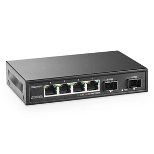 4 Port 2.5G Network Switch with 2x10G SFP, 2.5Gbps Network Hub Ethernet Split... - Picture 1 of 7