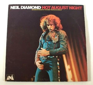 Neil Diamond Hot August Night UNI Records ULD 1-1/1-2 VG vg+ Music Record W806 - Picture 1 of 7