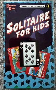 New! Solitaire for Kids; University Games; Ages 6 & Up; Includes 10 Games! - Picture 1 of 6