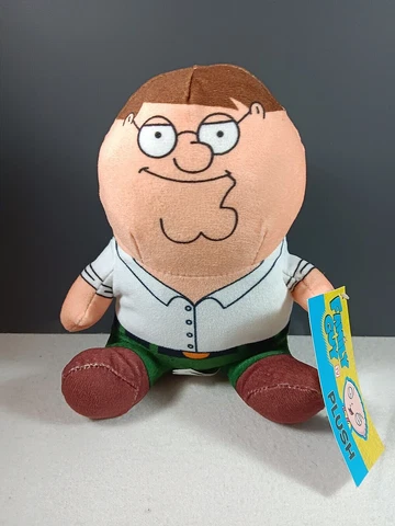 Family Guy Plush 20th Century Fox Peter Griffin 7" Stuffed Animal Doll Toy New Cover