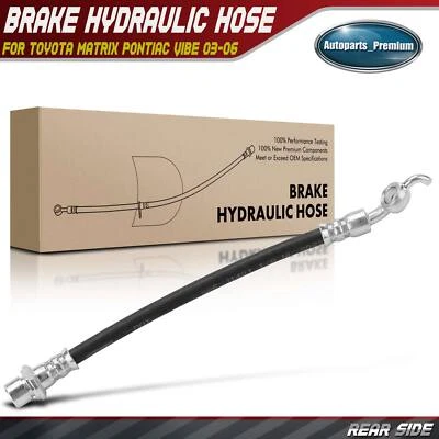 Rear Left/Right Brake Hydraulic Hose for Toyota Matrix Pontiac Vibe 03-06 1.8L - Image 1 of 4