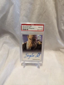 Star Trek Movie Auto of Douglas Tait Long Face Bar Alien 2014  PSA 10 (Pop 3) - Picture 1 of 2