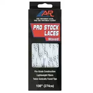 A&R Pro Stock Waxed Ice / Inline Hockey Skate Laces Roller Street - Picture 1 of 11