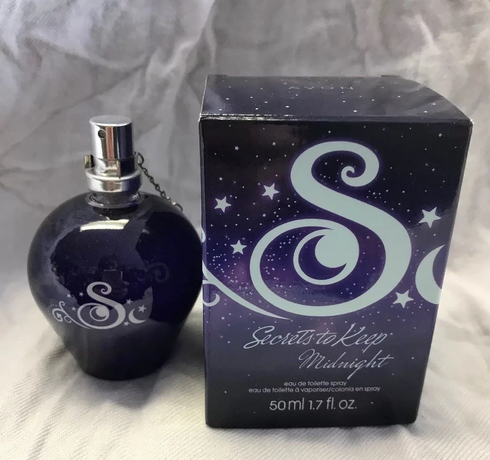 Spray Avon Secrets To Keep Midnight para mujer 1,7 oz nuevo tamaño completo ~ descontinuado Foto 1 de 2