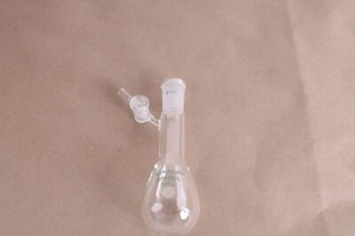 Chemglass 100mL Flask, 14/20 Outer Joint, Airfree, Valve 746 Schlenk AF-0520-23 - Image 1 of 4