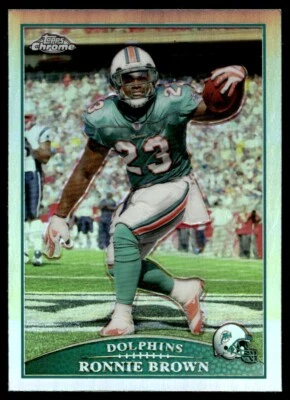 2009 Topps Chrome Refractors Ronnie Brown Miami Dolphins #TC72 - Image 1 of 2