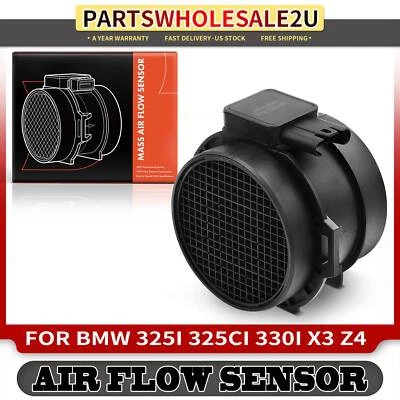 Mass Air Flow Sensor for BMW 325i Z4 2004-2005 330i 2003-2005 X3 325Ci 2004-2006 - Image 1 of 4