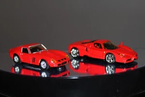 Hot Wheels Ferrari 250 GTO & Enzo 2er Set Real Riders Premium *beschädigt* *lesen* - Bild 1 von 8