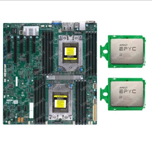 Supermicro H11dsi-nt+2*AMD EPYC 7b12 cpu processor 64 core 128 threadcombination - Picture 1 of 1