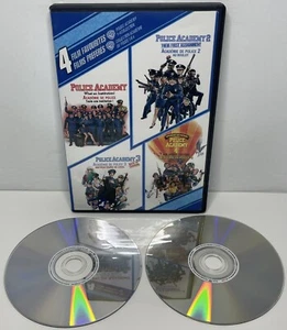 Police Academy 1-4 Collection (DVD, Steve Guttenberg, OOP) Canadian - Picture 1 of 7