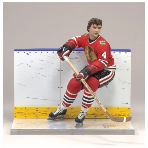 Mcfarlane NHL Bobby Orr Chicago Blackhawks Red Jersey Legends Series 5 Figure Cover