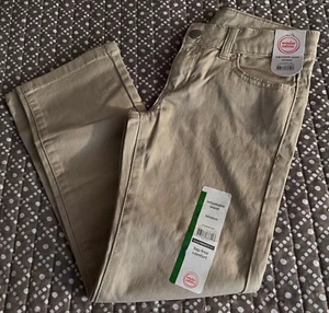 YOUTH GIRL'S WONDER NATION STRAIGHT KHAKI JEANS-SIZE 5-NWT! - Picture 1 of 1