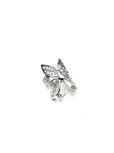 NEW Art Deco charm ring; Handmade with Filigree technique (Filigrana) - Picture 1 of 2