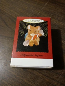 Peppermint Surprise - Keepsake Ornament - Hallmark 1996 - New Open Box - Picture 1 of 5