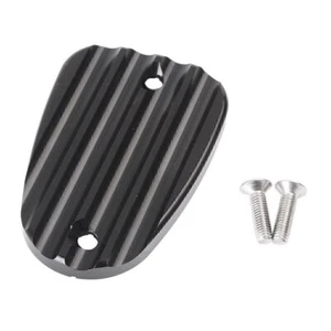 Black Aluminum Brake Master Cylinder Cover Guard Cap for America Speedmaster - Picture 1 of 7