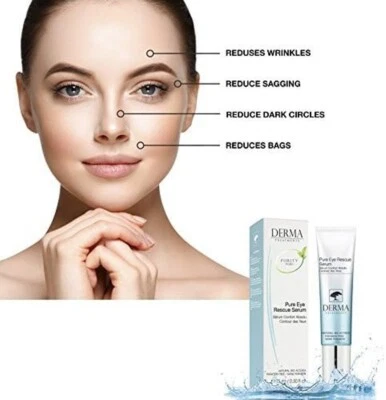 Derma Pure Eye Serum Anti Aging Anti Falten Augenbehandlung Lift Aufhellung 15m