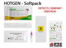 10x Hotgen Corona Antigen Schnelltest Selbsttest Laientest Rapid Nasal 1er Pack