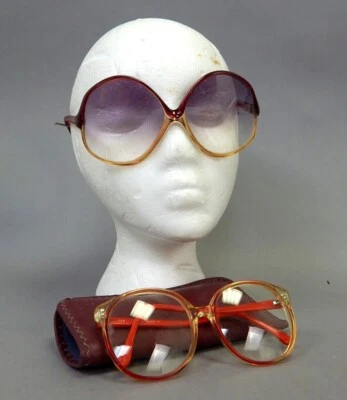 Gafas de sol vintage para mujer años 70 de gran tamaño con monturas recetadas Francia 140 Foto 1 de 4