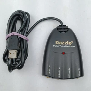 DAZZLE DVC-80 Digital Video Creator 80 Video Capture Device RCA USB Cable - Picture 1 of 3