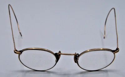 Patillas de cable vintage con marco relleno de oro 1/10 12K muy finas Foto 1 de 4