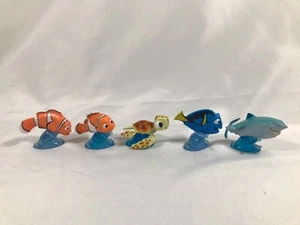 2019 Disney Pixar Finding Nemo 1.5 Inch Mini Figures Toy Cake Topper Set Of 5 - Picture 1 of 16