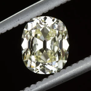 1.20ct OLD MINE CUT DIAMOND GIA CERTIFIED U-V VVS2 ELONGATED CUSHION BRILLIANT - Picture 1 of 2