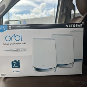 Netgear RBK753S Orbi WiFi 6 System Router 3er Pack - Bild 1 von 9