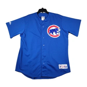 Vintage Chicago Cubs Baseball Jersey Majestic MLB Size XL  - Picture 1 of 10