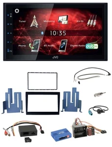JVC DAB USB Bluetooth 2DIN Lenkrad Autoradio für Porsche Boxster aktiv 09-12 - Bild 1 von 9