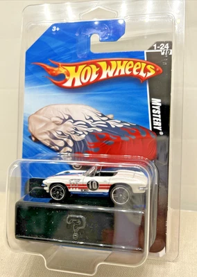 Corvette abierto Hot Wheels 2010 coche misterioso 9/24 '65 blanco convertible 217/240 Foto 1 de 4